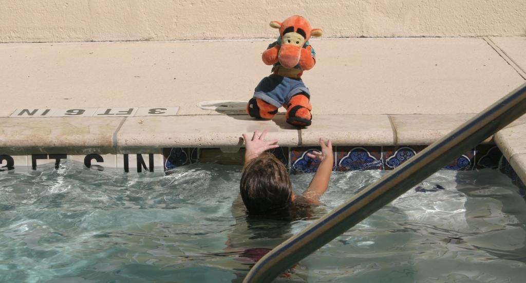Click to enlarge image  - Can Tigger swim? - MEME THIS!