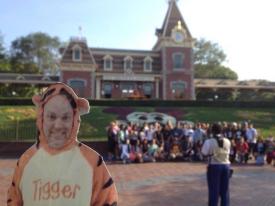 Flat Tigger Goes to Disneyland