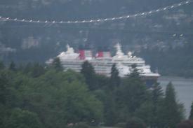 Click to enlarge image Disney Wonder coming in to port - Everyone should Cruise the Inside Passage - Part 1: Travel with good friends, it is HIGHLY recommended!