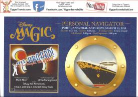 Click to enlarge image  - Daily Navigators - East Caribbean Disney Magic - March 13 - 20, 2010 on Disney Cruise Line - DCL