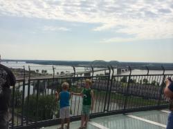 Click to enlarge image View of Mud Island from The Lookout - Bass Pro Shops at The Pyramid - Memphis, Tennessee MUST SEE!!