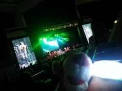 Click to enlarge image Tigger loved every minute!! - #‎greenlightavet‬ at Gary Sinise and the Lt. Dan Band - #‎greenlightavet‬ at The Walmart AMP in Rogers, Arkansas