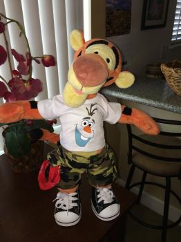 Click to enlarge image One of Tigger's favorite characters is Olaf! This was found at Build-A-Bear! - Tigger does his BACK TO SCHOOL SHOPPING at Build-A-Bear!! - Build-A-Bear Workshop® - Where Best Friends Are Made®