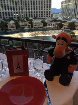 Click to enlarge image our sweetheart table - Eiffel Tower Restaurant Experience at the Paris Resort - Las Vegas, Nevada