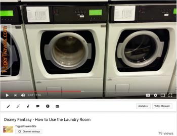 Disney Fantasy - How to Use the Laundry Room
