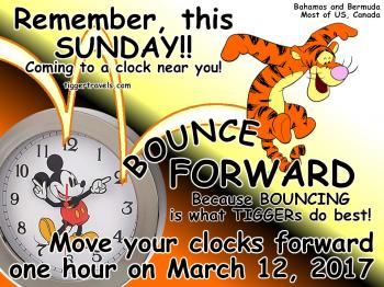 Time to Change your Clocks for Bahamas Bermuda and most of United States and Canada