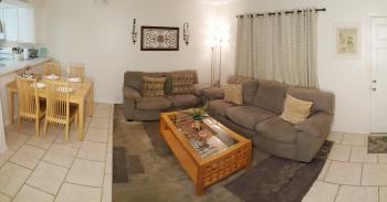 Click to enlarge image Living Room. That is a sleeper sofa on the right. - Treasure of a Condo for Rent in Destin, Florida - Tigger has his favorite Condo in Miramar Beach, Florida with a pool and only a block from a public beach!