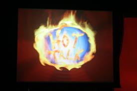 Click to enlarge image Hot talk with Hades - New Disney Show Villains Tonight - Disney Magic 3/23/2010