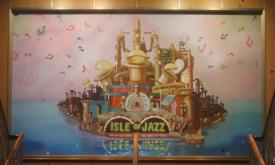 This piece is found on the landing between decks 3 and 4 at the mid-ship staircase. This piece is found on the landing between decks 3 and 4 at the mid-ship staircase. - Enchanted Art Brings the Disney Dream to Life! - Once again, Disney artists bring new meaning to the display of fine art!