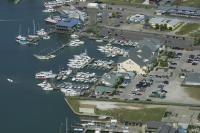 Click to enlarge image  - Flying over Port Aransas - The birth of the Port A Photo Gallery