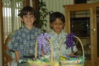 Click to enlarge image  - Easter 2002 - Adam and Val